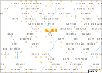 map of Ajuba