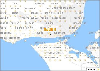 map of Ajuda