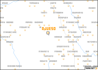 map of Ajueso