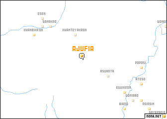 map of Ajufia