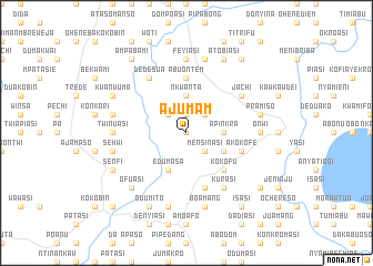 map of Ajumam