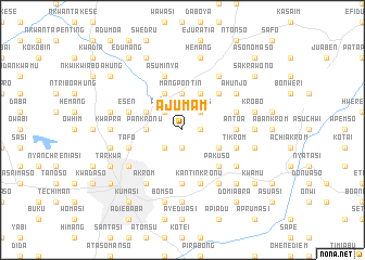 map of Ajumam