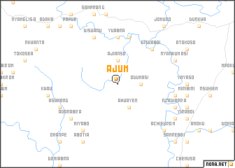 map of Ajum