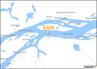 map of Ajurá