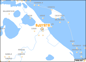 map of Ajuyata