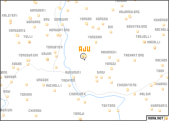 map of Aju