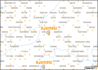 map of Ajwinasi