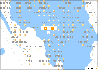 map of Akaaiwa