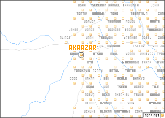map of Akaazar
