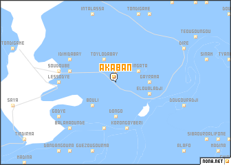 map of Akaban