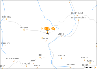 map of Akabas