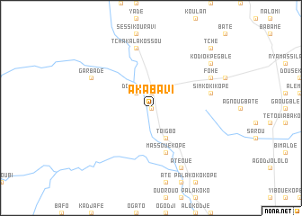 map of Akabavi