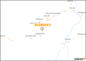 map of Akabomen