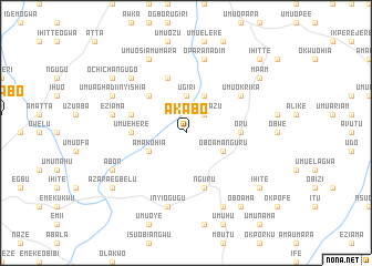 map of Akabo