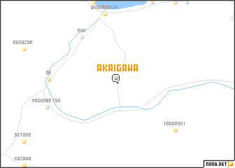 map of Akaigawa