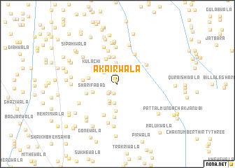 map of Akairwāla