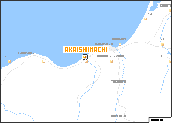 map of Akaishimachi