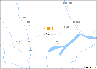 map of Akait