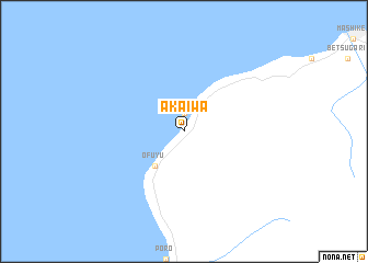 map of Akaiwa