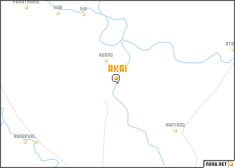map of Akai