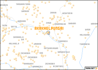 map of Aka Khel Pungai