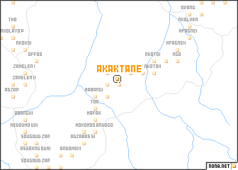 map of Akaktane