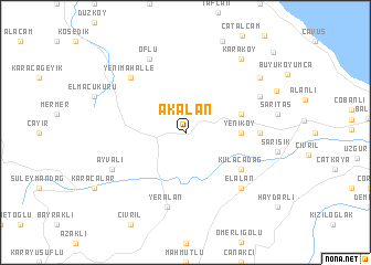 map of Akalan