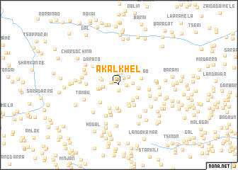 map of Akal Khel