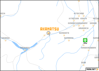 map of Akamatsu