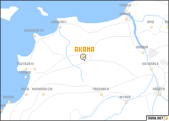 map of Akama