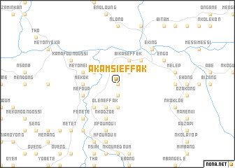 map of Akamsi-Effak