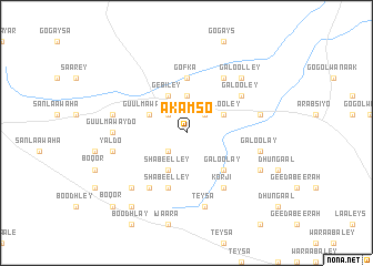 map of Akamso