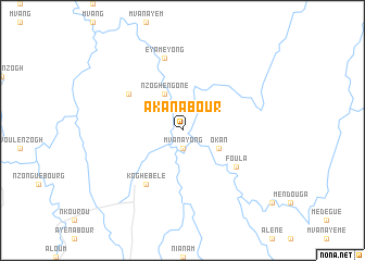 map of Akanabour