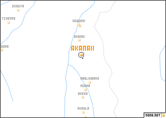 map of Akana II