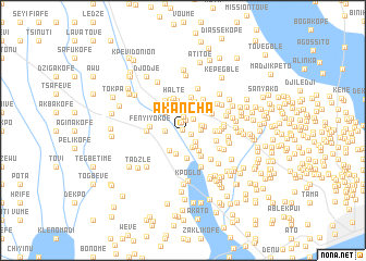 map of Akancha