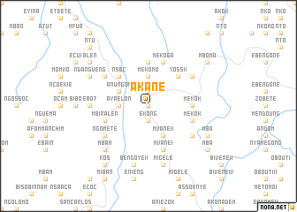 map of Akane