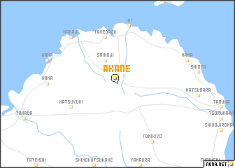 map of Akane