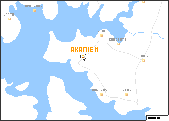 map of Akaniem