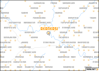 map of Akankasi