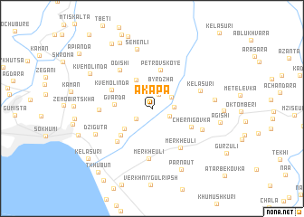 map of Akapa