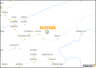 map of Akaraba