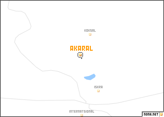 map of Akaral