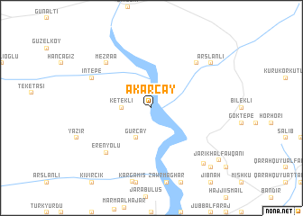 map of Akarçay