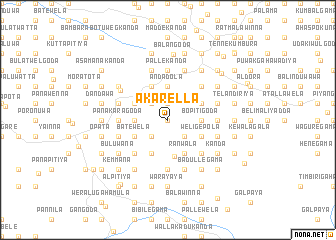 map of Akarella