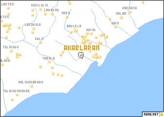 map of Akarlaran