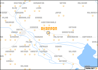 map of Ákarpon