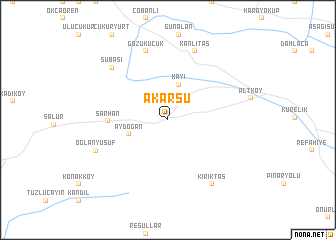 map of Akarsu