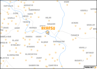 map of Akarsu
