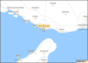 map of Akashi