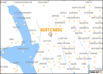 map of Akatchang